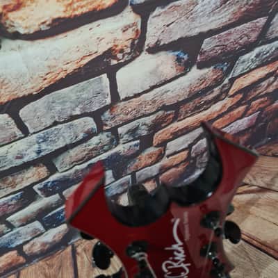 B.C. Rich Mick Thomson "7" Signature NJ Red *RARE* + EMG 81/85 + Hardcase image 4