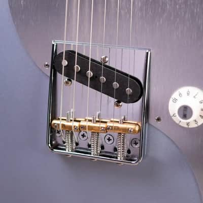 Eastman FT-SC'52-IBM FullerTone Series SC Electric Guitar - Ice Blue Metallic with Gig Bag image 9