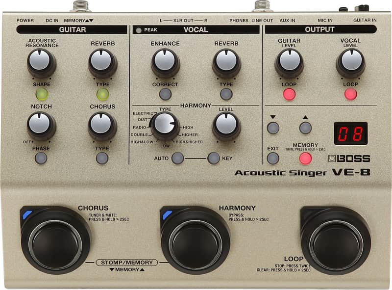 Boss VE-8 Acoustic Singer Effects Processor Pedal , Help Support Brick & Mortar Music Shops , We Care About your Music ! image 1