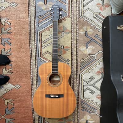 Jean Larrivee acoustic guitar Model: OM-03, Recording Series 2001 - Sitka spruce top with mahogany back and sides, ebony fingerboard, and a satin finish image 3