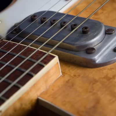 Bigsby  Standard Semi-Hollow Body Electric Guitar (1958), ser. #91558, original black hard shell case. image 13