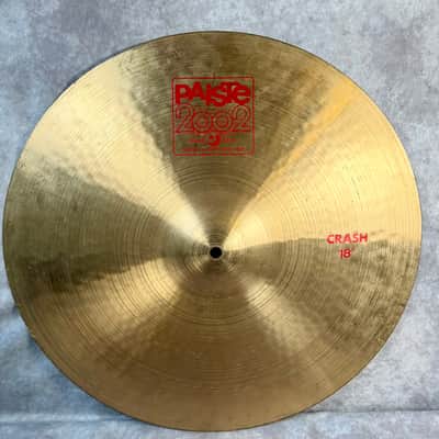 Paiste 18" 2002 Crash Cymbal 1980 - Present - Traditional image 1
