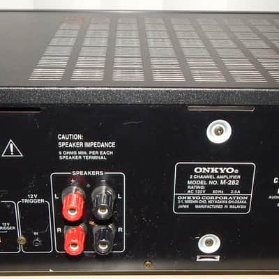 Onkyo M-282 stereo power amplifier image 3