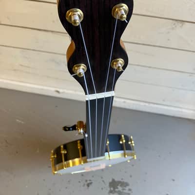 Nate Calkins Fretless Openback Banjo 2025 - Cherry image 3