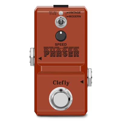 CLEFLY LEF-313 Guitar Analog Phaser Pedal Vintage/Modern Modes Mini Size For Electric Guitar Bass True Bypass image 4