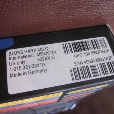 Hohner Blues Harp MS-Series C Harmonica #532BX-C image 5