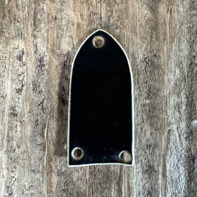 Gretsch Truss Rod Cover with original screws 1955 - Black image 1