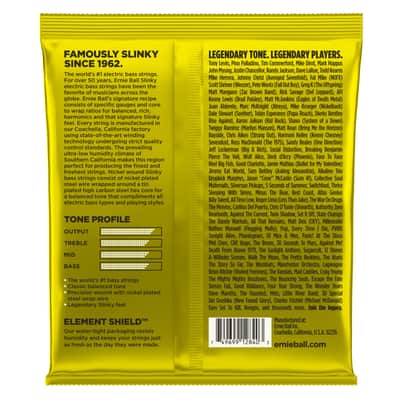 Ernie Ball EB2840 Beefy Slinky Bass Strings 65-130 - String Set for 4 String Bass Guitar image 2