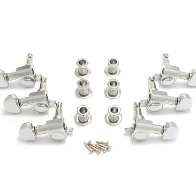 Grover Mini Rotomatic 3 x 3, 205C Tuning Machine, Chrome image 2
