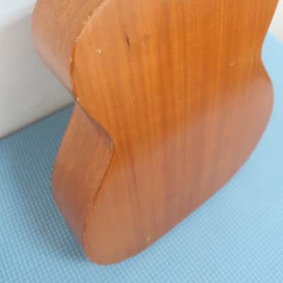 Vintage 1960s Harmony Grand Concert H162 5105 H165 000-18 All Mahogany Guitar Playable Project High Action At 12th Beautiful Condition Restoration Candidate Nice Patina Very Clean image 10