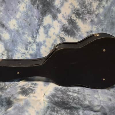 Immagine Vintage RARE 1955 Gypsy Joe Harmony Arch Top Acoustic Guitar Hard Shell Case - 4