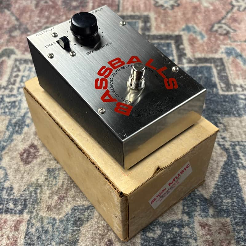 1979 Electro-Harmonix Bassballs Vintage Twin Dynamic Filter Bass Guitar Effects Pedal w/ Box & Paperwork! image 1