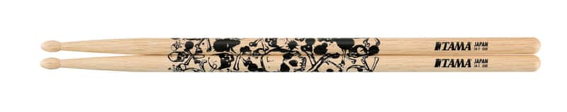 Tama 05A-S Drumsticks Skull Pattern image 1