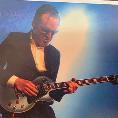 2014 Epiphone Joe Bonamassa Les Paul Standard Pelham Blue Limited Edition Signature Guitar Signed COA Gibson USA Burstbucker PAF pickups Lifton Case '59 1959 Neck Profile Long Tenon CASE QUEEN TIME CAPSULE image 12