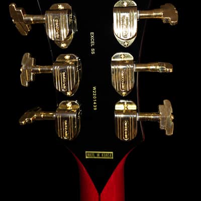 D'Angelico Excel EX-SS Semi-Hollow with Stairstep Tailpiece, Ebony Fretboard 2021 - Present - Trans Cherry image 13