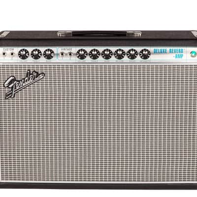 Fender '68 Deluxe Reissue 1x12" 22W Combo Guitar Amp in Black image 1