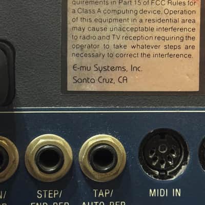 E-MU Systems SP-12 8-Voice Drum Sampler 1985 - 1987 - Blue image 2