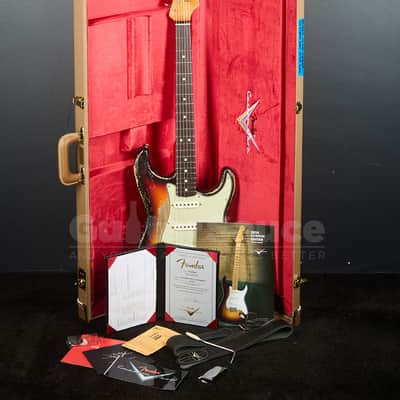 Fender Custom Shop Masterbuilt Greg Fessler 63 Stratocaster Relic  2025 -  3 Tone Sunburst (COD 2143UG) image 19
