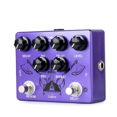 Caline CP-80 Ragnarok Digital Reverb and Analog Delay Guitar Effect Pedal (Fast Free US Shipping!) image 3