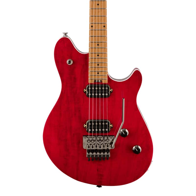 Mint EVH Wolfgang WG Standard QM Baked Maple Fingerboard Wine Red image 1