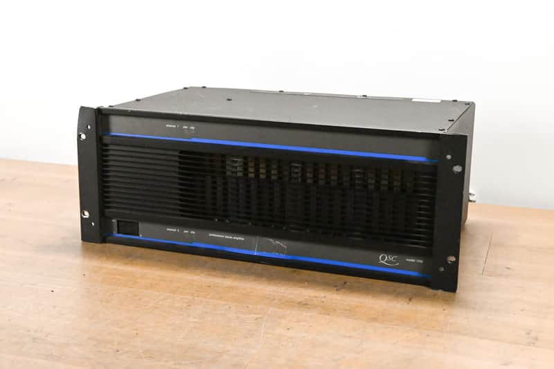 QSC Model 1700 Professional Stereo Power Amplifier CG0122G image 1