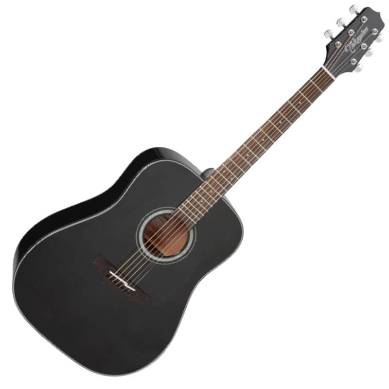 Takamine GD30-BLK G-Series G30 Acoustic Guitar in Black Finish image 1