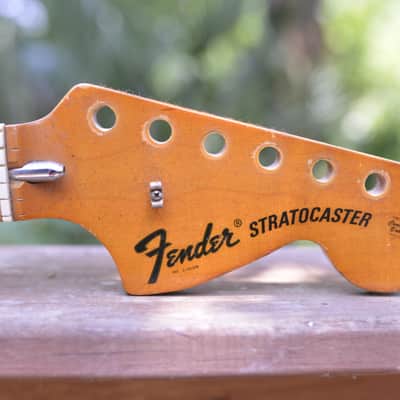 1972 Vintage Fender Stratocaster 3-Bolt NECK Maple Original Frets 1970's Strat Guitar image 2