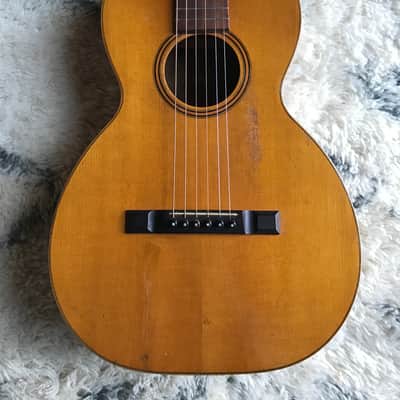 c. 1920 Chicago-made Parlor Guitar by Montgomery Ward & Co image 13