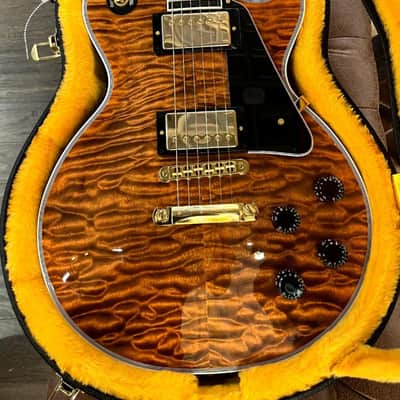 Gibson Les Paul Custom 2025 - 7A Quilt Top Siberian Tiger image 1