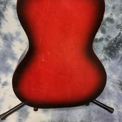 Vintage RARE 1963 US Strad Stella Parlor Guitar New Strings Pro Setup image 11