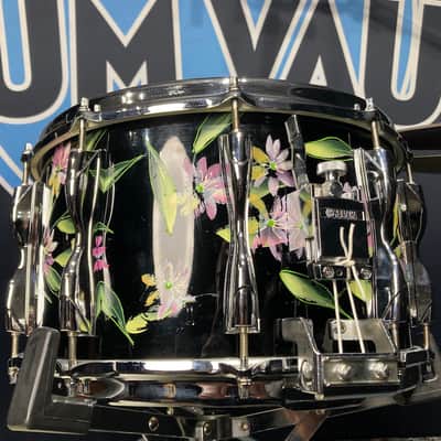 Yamaha - 8x14" SD980 Vintage MIJ Recording Custom, Hand-Painted Snare Drum, Immaculate! 1980s image 8