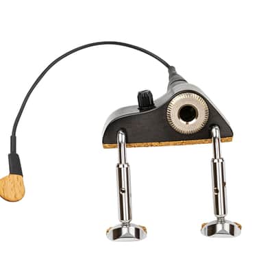 KNA VV-3V Portable Piezo Violin/Viola Pickup With Volume Control - Ebony-NEW Bild 5