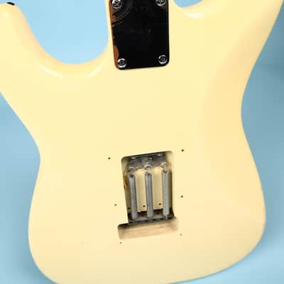 1992 Squier MIK Stratocaster Korea Off-White Maple Neck image 8