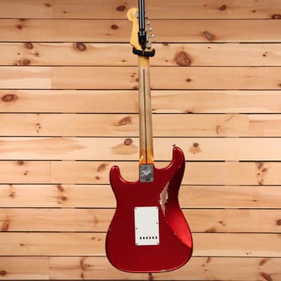 Fender Custom Shop Time Machine 1958 Stratocaster Relic - Faded/Aged Candy Apple Red-CZ582866 image 9