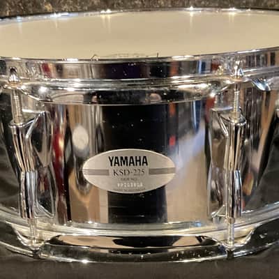 Yamaha SD-255 5.5x14" 8-Lug Steel Snare Drum 1980s - Chrome image 1