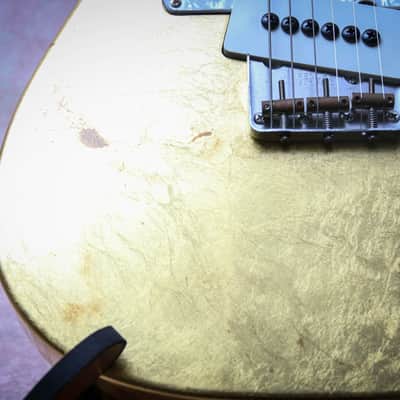 FENDER CIJ Hellecasters Limited Edition Will Ray "JAZZ-A-CASTER" Telecaster "Gold Foil Leaf + Maple" (1997) image 10