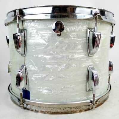 Ludwig 9x13"White Marine Pearl Tom Drum Vintage70 Classic WMP 3Ply Natural Maple image 4