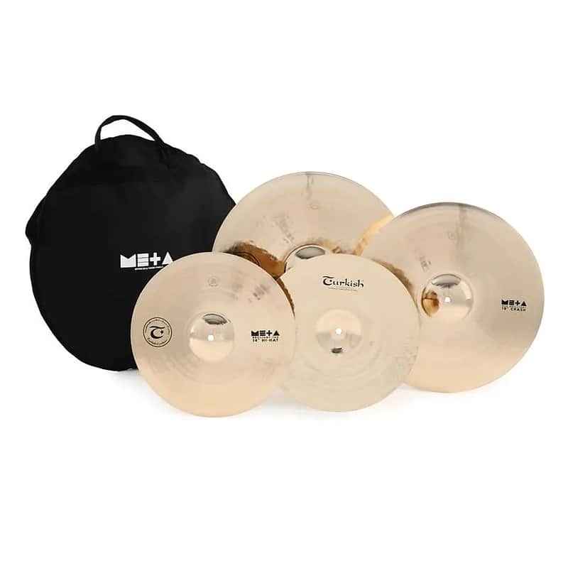Turkish Cymbals META-3-SET 14/18/20" 3pc Cymbal Pack image 1