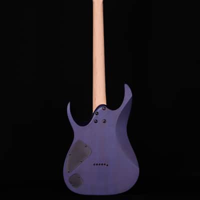 Ibanez RGA42 Flame Maple Top, Mahogany Electric Guitar, Blue Lagoon Burst Flat image 6