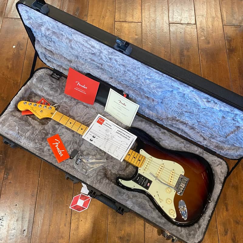 Fender American Ultra Stratocaster Left-Handed MN Maple 2021 Ultraburst US210065420 image 1