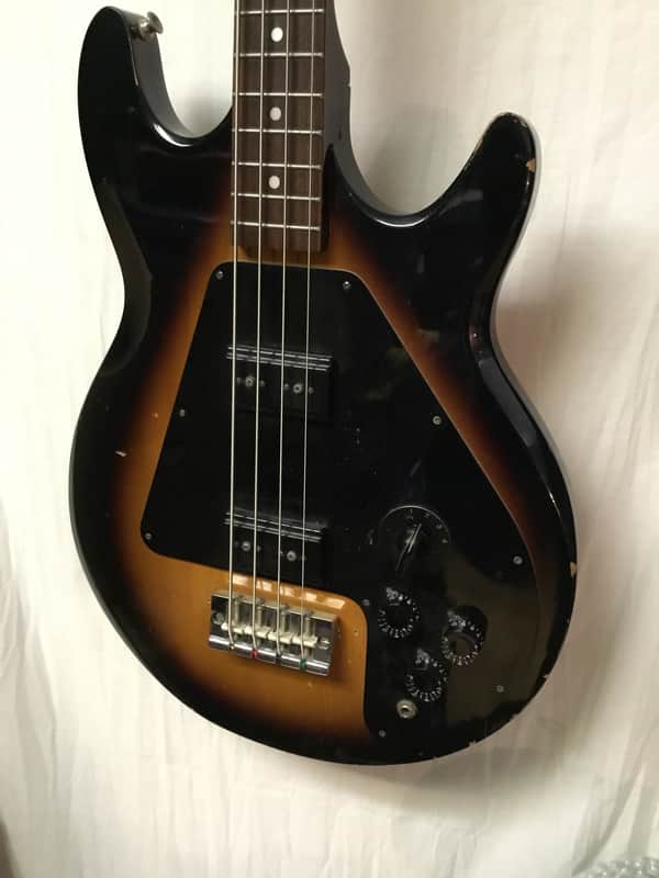 Aria pro II LB-650SB 1977 Sunburst Ripper bass guitar image 1