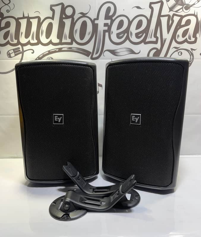 Pair Electro-Voice EV-ZX1i-90 with QuickSam mounts image 1