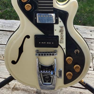 RARE! Italia Mondial Classic Deluxe Reso-Glass Semi-Hollow Guitar 2009 MIK image 2