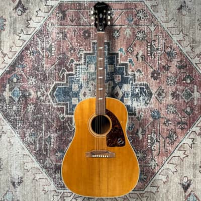 1967 Epiphone FT79 Texan Vintage Natural Gibson Built In Kalamazoo Acoustic Guitar W/ Hardshell Case! image 5