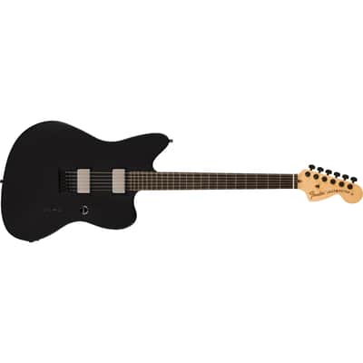 Fender Jim Root Signature Jazzmaster Guitar w/ EMG Pickups & Hardshell Case - Flat Black image 4