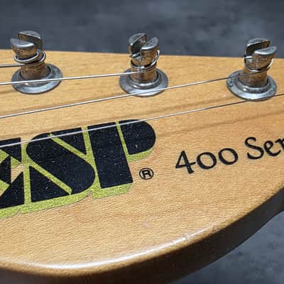 ESP Vintage Telecaster 80s Ash Body White Blonde MJ Japan MIJ 1980's Tele Fender Headstock 400 series TE Guitar image 14