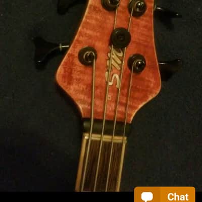 Steve McDonald Basses VD 3304 Bolt on Standard 2016 Red Maple Burl image 5