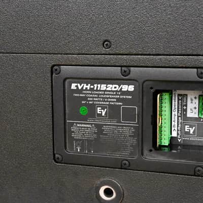 Electro-Voice (EV) EVH-1152D/96 15" Point-Source Loudspeaker (PAIR) CG01YBV *ASK FOR SHIPPING* image 14