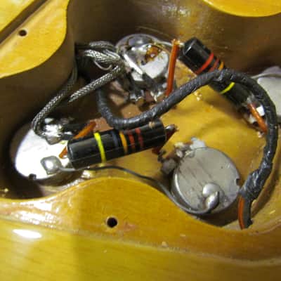 1958 Gibson Les Paul Special Tenor All Original TV Yellow With Original 5 Latch Lifton Case image 12