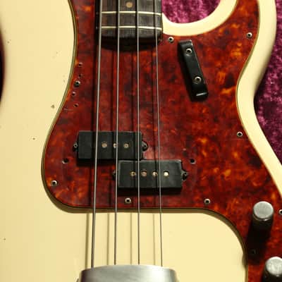 Fender Precision Bass 1963 - Olympic White image 16